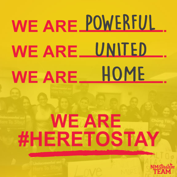 We are Powerful/We are Unite/We are Home/We are #Heretostay